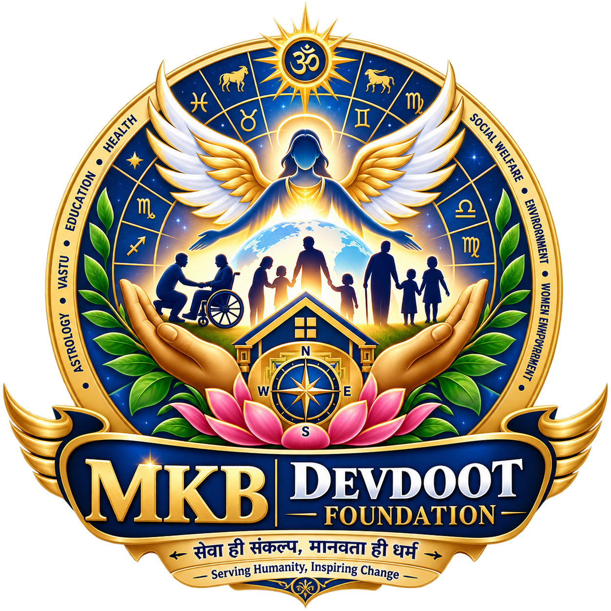 MKB Devdoot Foundation emblem